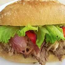 Roadside Jerk Pork Sandwich